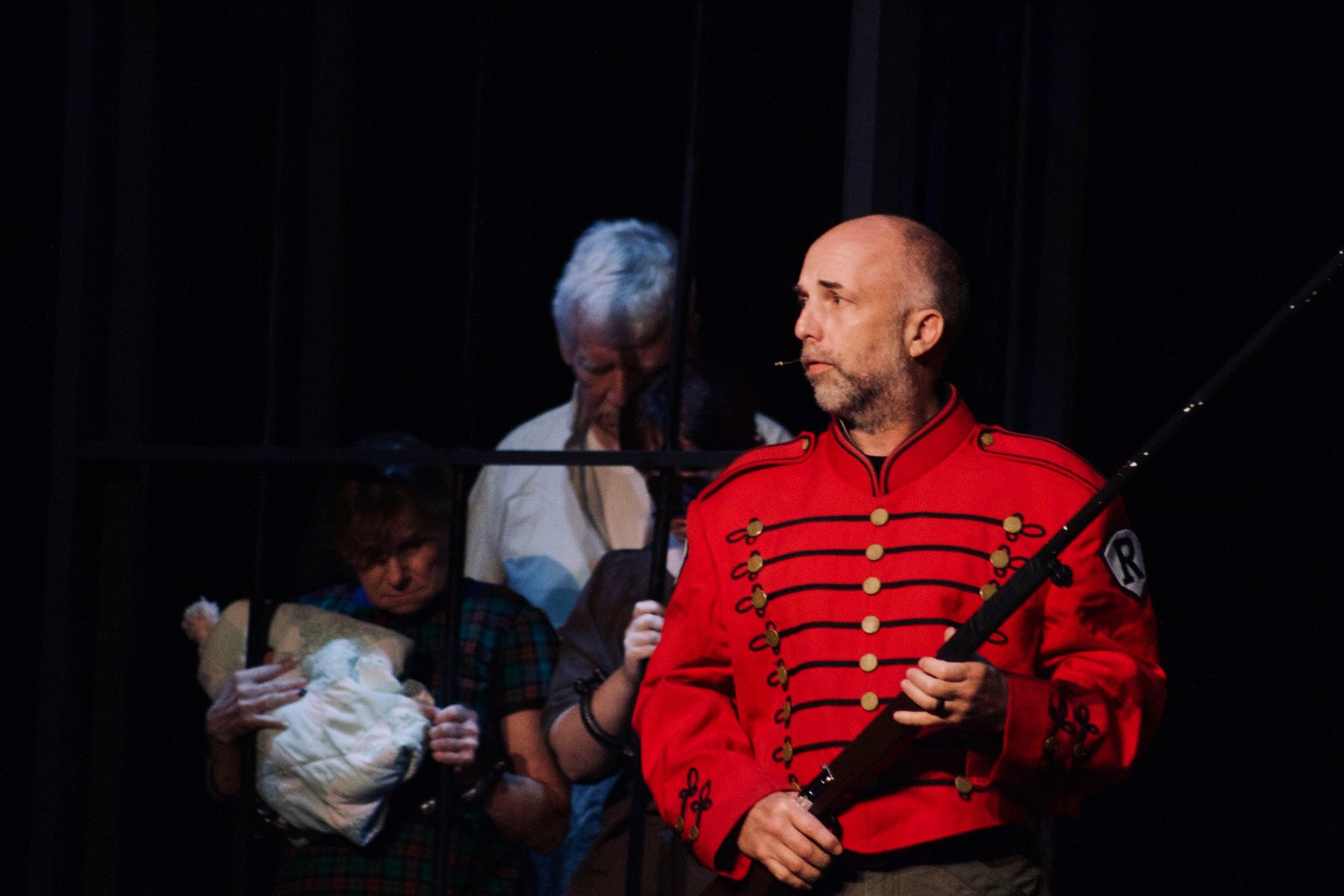 Production photography from American Tall Tales at RCHS Auditorium